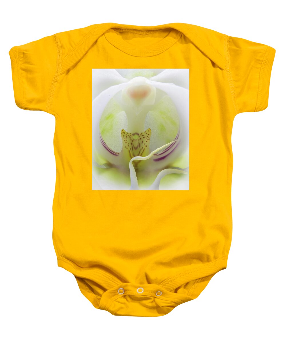 Flower Baby Onesie featuring the photograph Abstract Orchid by Patti Deters