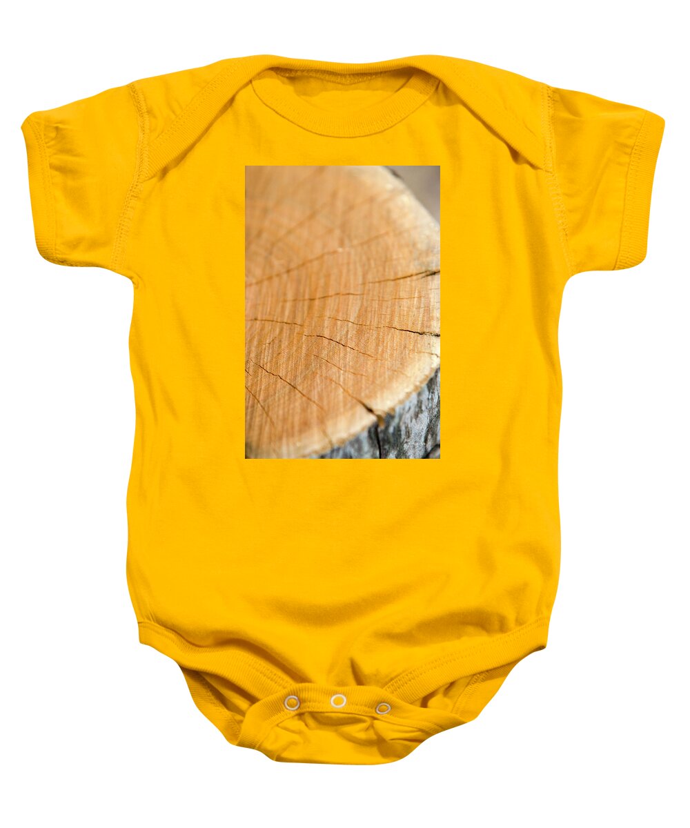 Wood Baby Onesie featuring the photograph Against The Grain by Christina Rollo