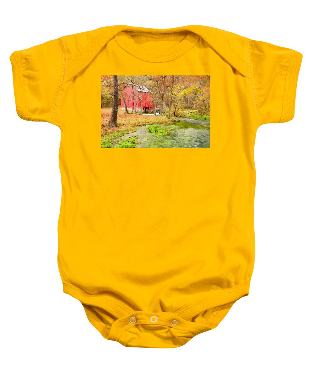 Eminence Baby Onesie featuring the photograph Alley Spring by Marla Craven