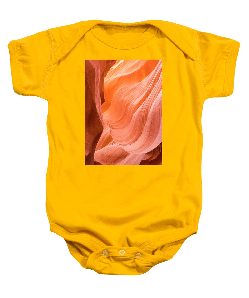 Antelope Canyon Baby Onesie featuring the photograph Antelope Canyon by Jeanne May