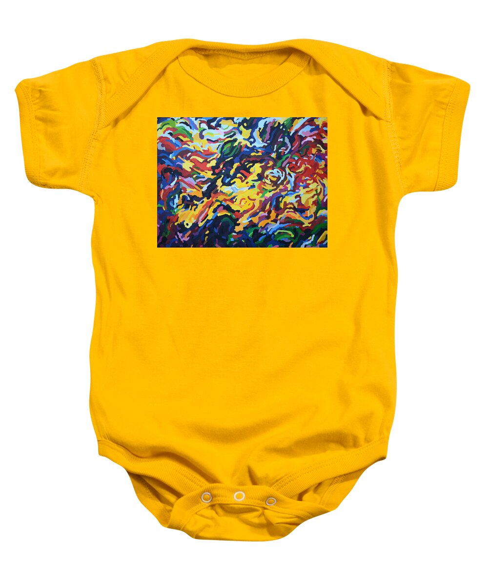  Baby Onesie featuring the painting Beckoning by John Napoli