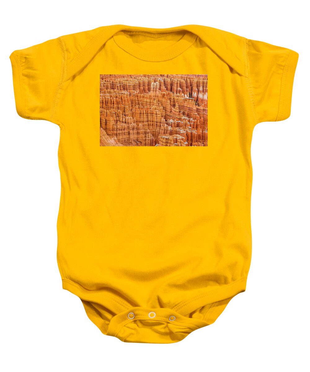 Usa Baby Onesie featuring the photograph Bryce Canyon Hoodoos by Alberto Zanoni