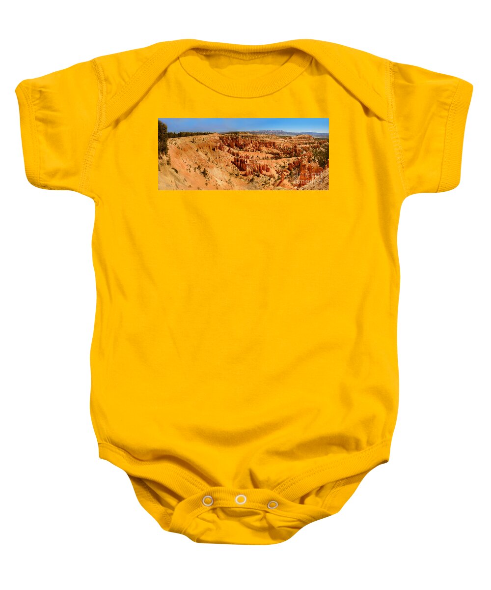 Rock Formations Baby Onesie featuring the photograph Bryce Canyon National Park by Robert Bales