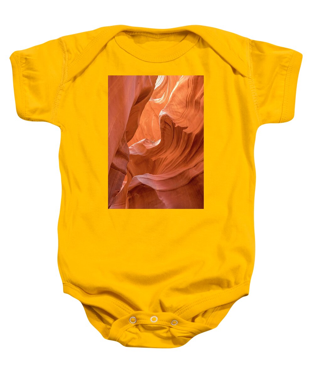 Antelope Canyon Baby Onesie featuring the photograph Canyon Beauty by Jeanne May