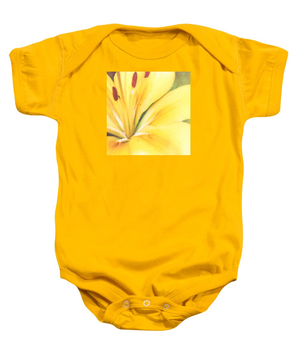 Blossom Baby Onesie featuring the photograph Citrine Blossom by Sand And Chi