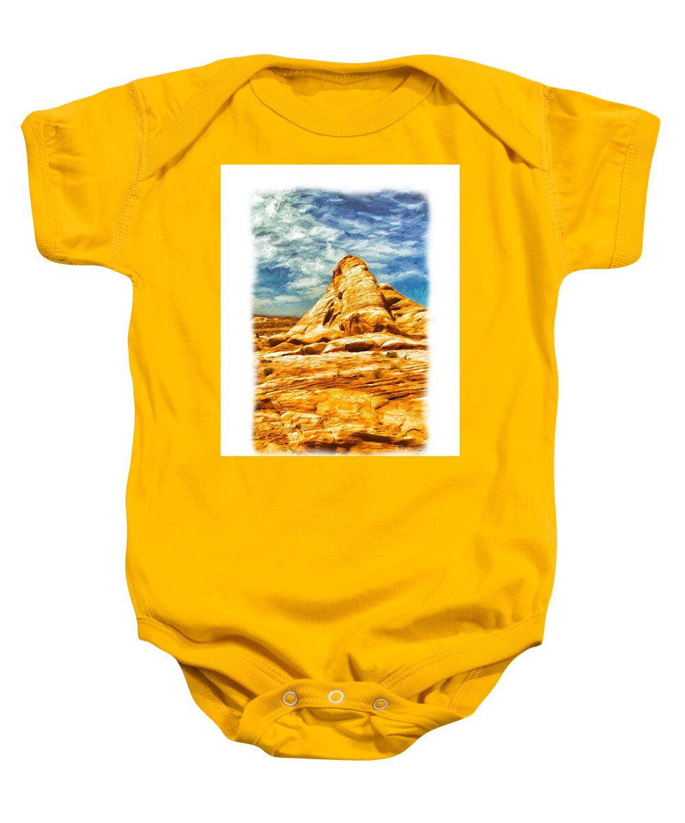 Mariola Baby Onesie featuring the photograph Dream Landscape by Kasia Bitner