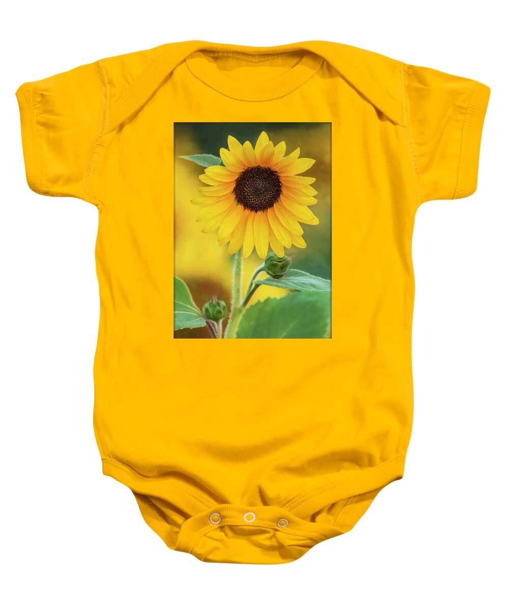 Floral Baby Onesie featuring the photograph Early Morning by Erika Fawcett