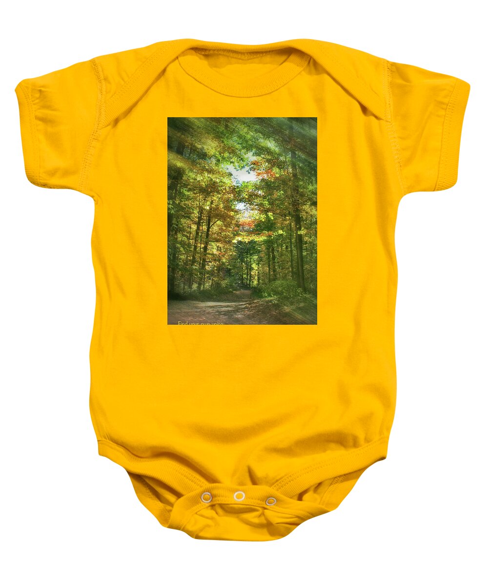 Voice Baby Onesie featuring the photograph Find Your Own Voice by Rebecca Samler