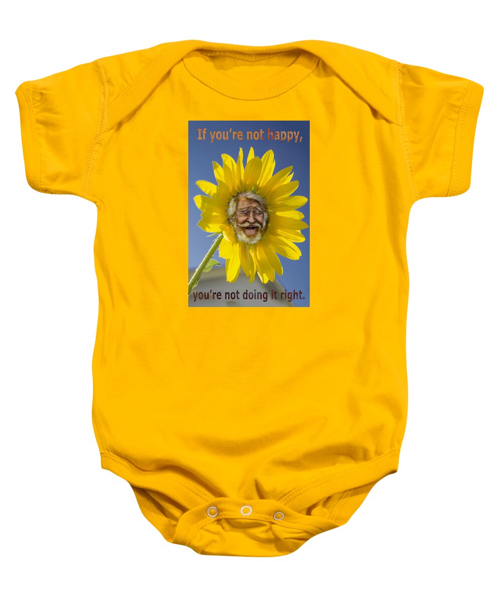 Happy Baby Onesie featuring the photograph Happy by Rick Mosher