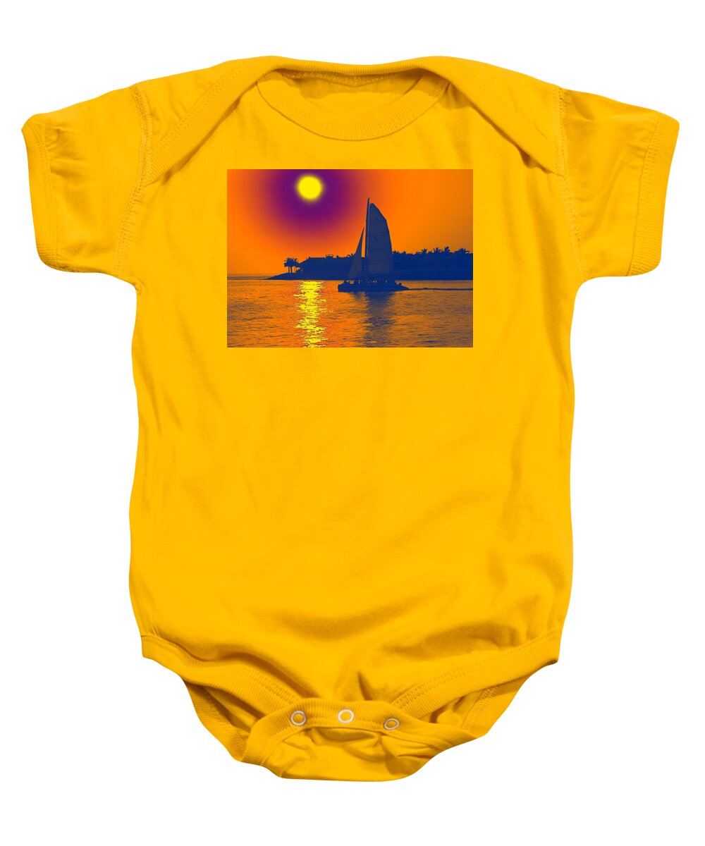 Key West Baby Onesie featuring the photograph Key West Passion by Steven Sparks