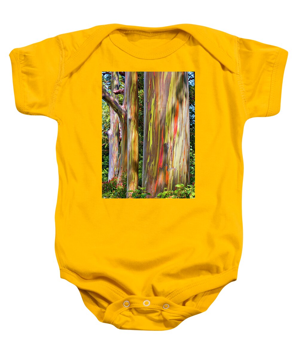 Maui Hawaii Baby Onesie featuring the photograph Maui Eucalyptus by Kelley King