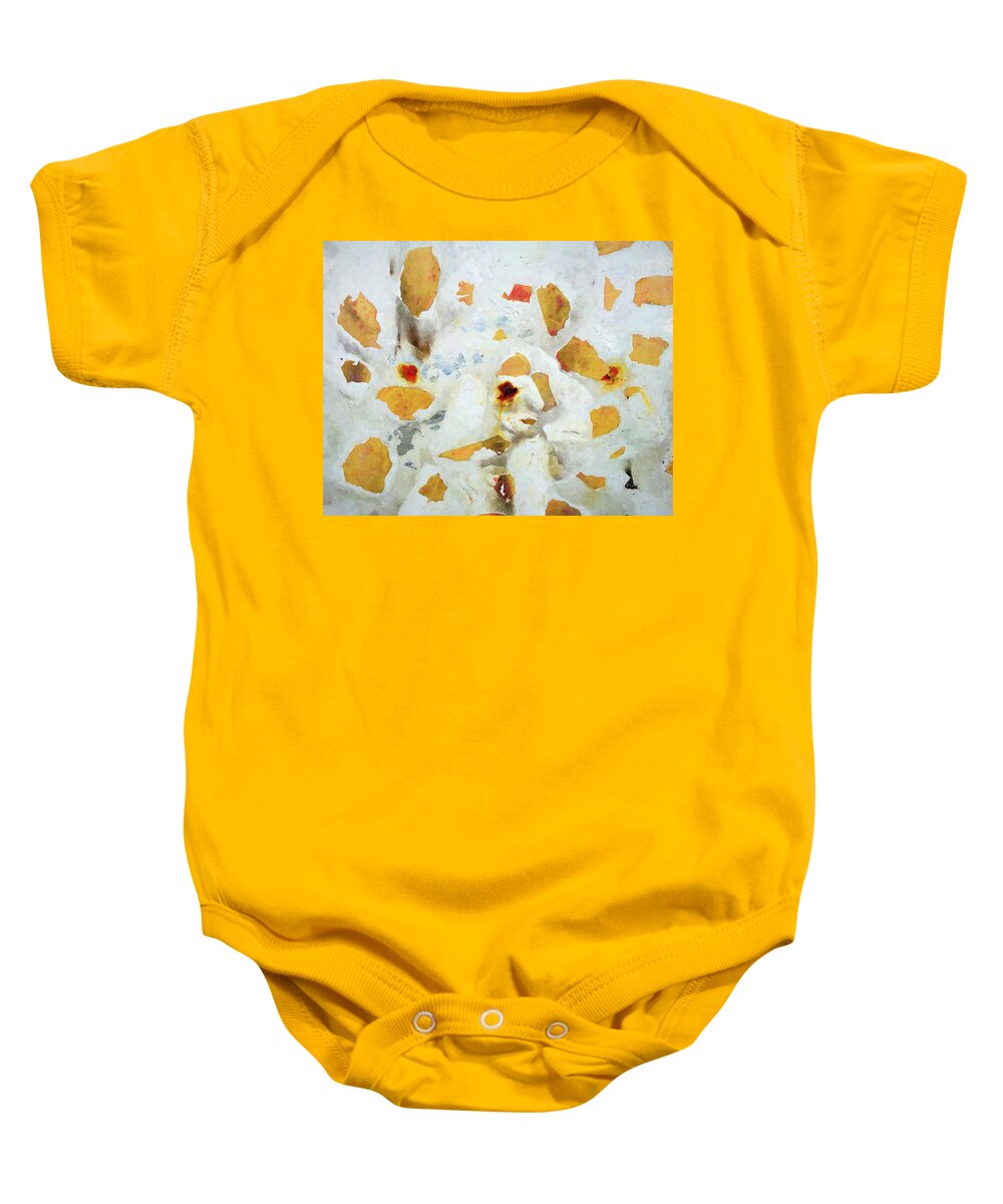 Abstract Baby Onesie featuring the photograph Monte Palace by Matt Cegelis