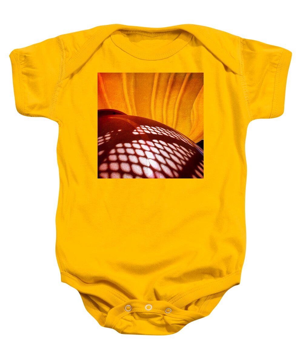 Shadows Baby Onesie featuring the photograph More Fun At The Playground by Ginger Oppenheimer