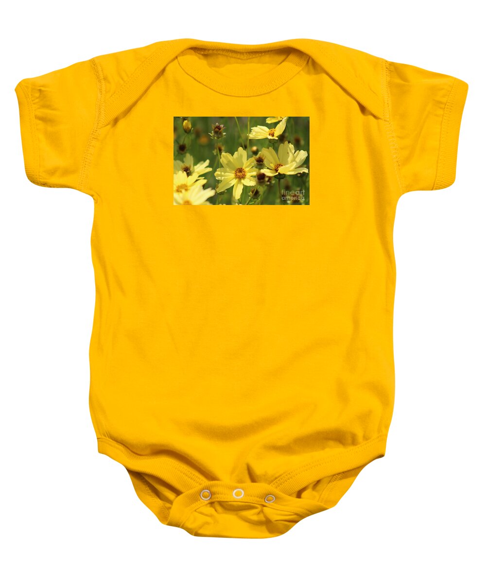 Yellow Baby Onesie featuring the photograph Nature's Beauty 64 by Deena Withycombe