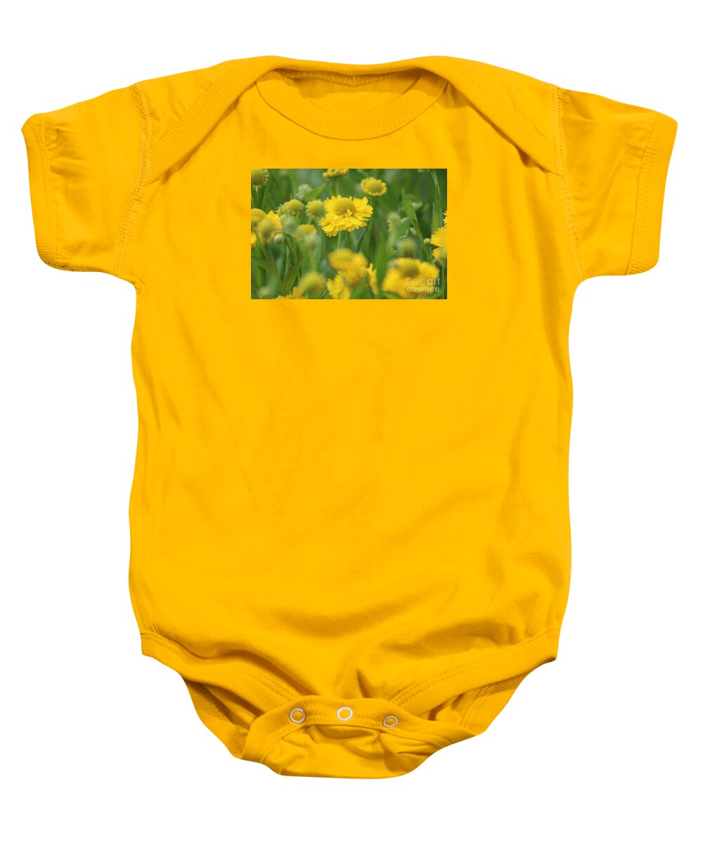 Yellow Baby Onesie featuring the photograph Nature's Beauty 91 by Deena Withycombe