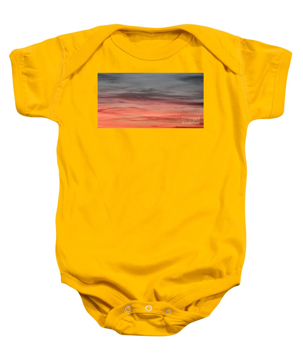 Abstract Minimalism Baby Onesie featuring the photograph Natures Rothko by Barbara Leigh Art