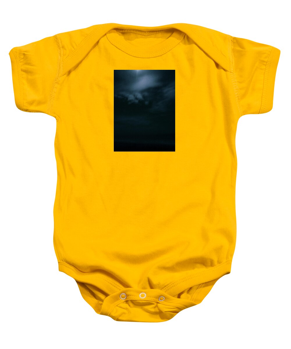 Baby Onesie featuring the photograph Night Beach by Steve Fields