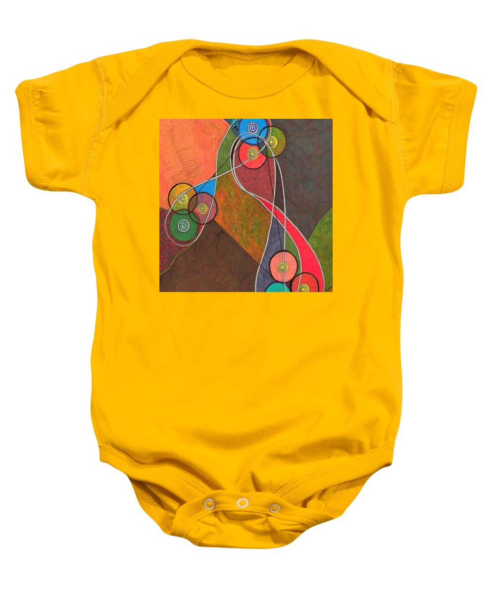 Abstract Baby Onesie featuring the photograph Off the Record by Charles Brown