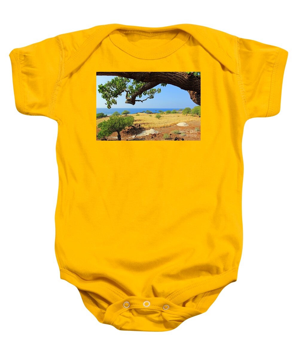 Lapakahi State Historical Park Baby Onesie featuring the photograph On the Way to Lapakahi by Jennifer Robin