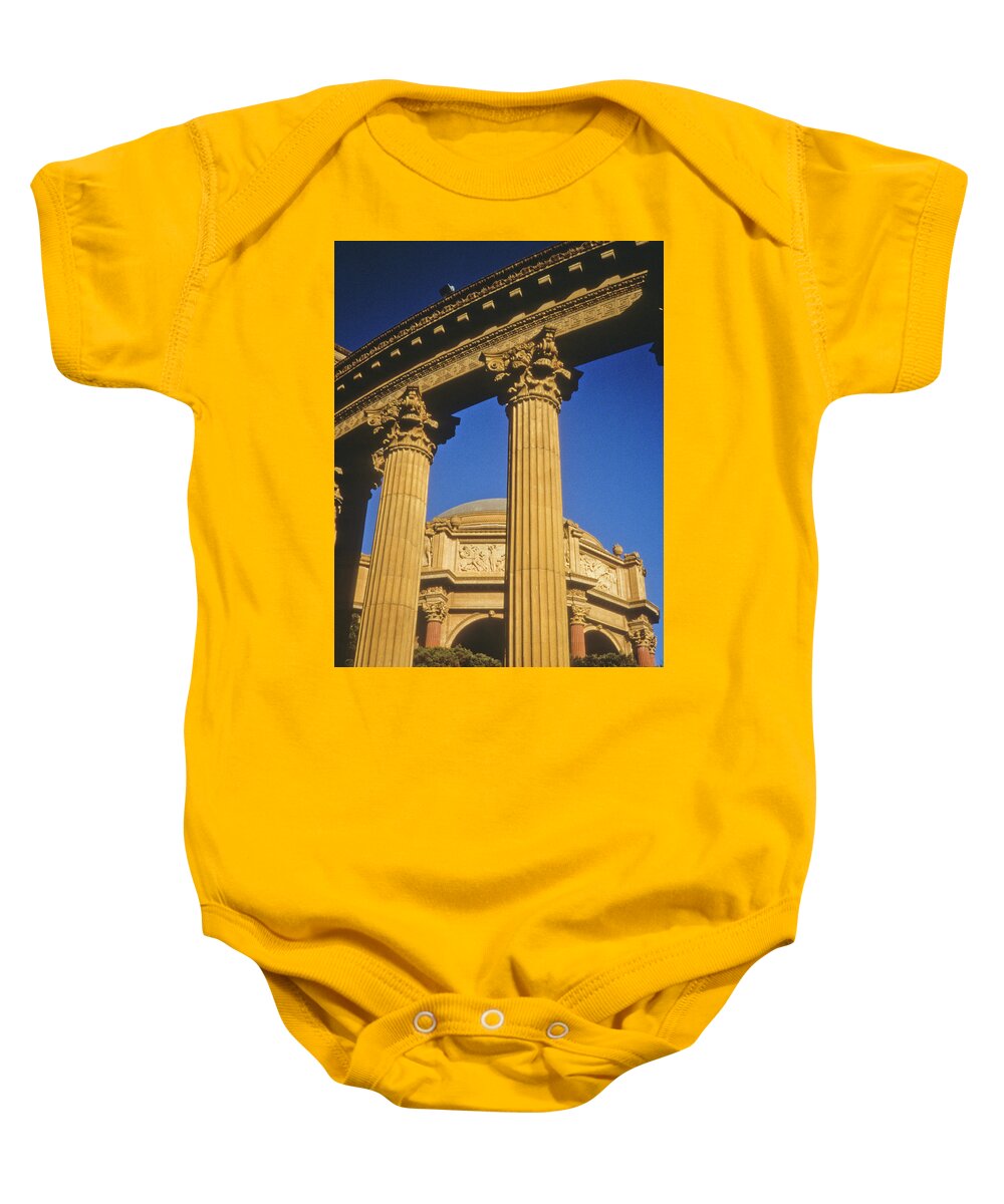 Palace Of Fine Arts Baby Onesie featuring the photograph Palace of Fine Arts, San Francisco by Frank DiMarco