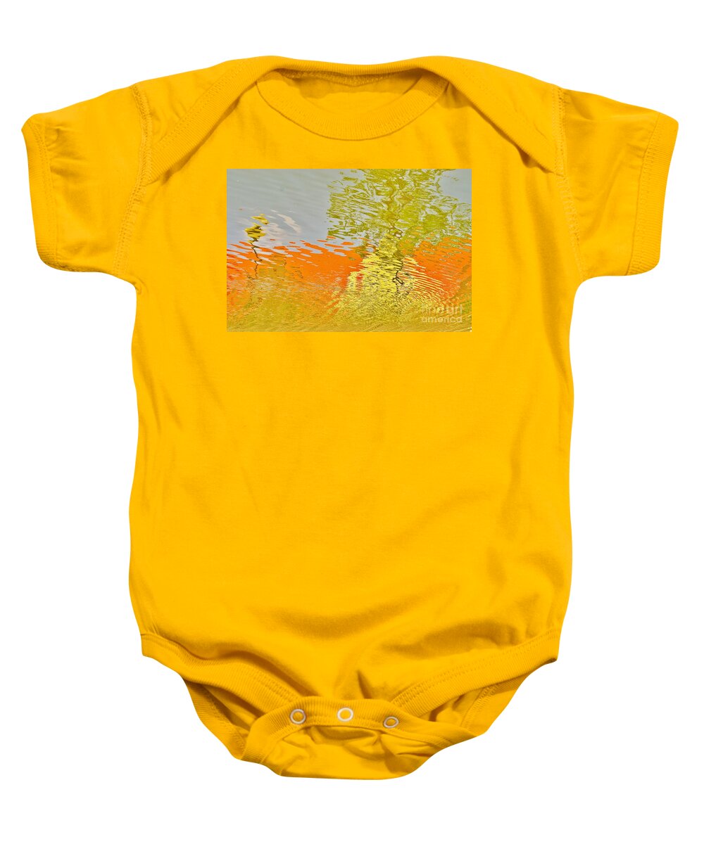 Reflections Baby Onesie featuring the photograph Pond Reflection by Merle Grenz