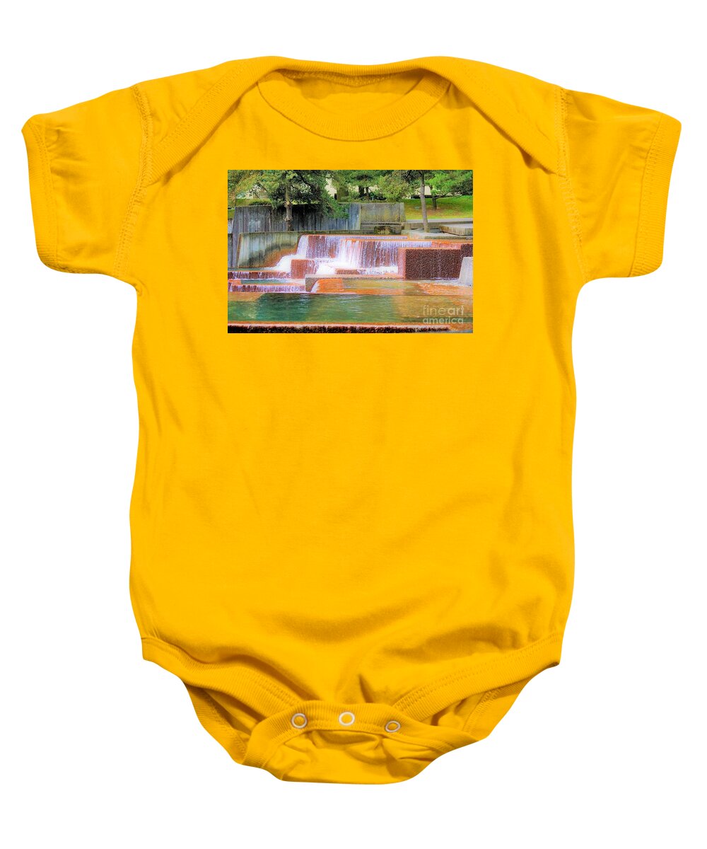 Portland Oregon Baby Onesie featuring the photograph Portland Waterfall by Merle Grenz