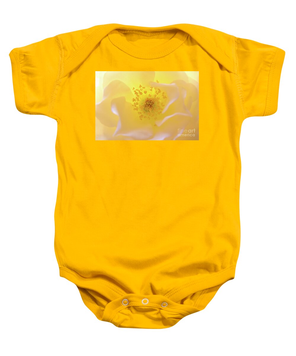 Flower Baby Onesie featuring the photograph Radiant Gift by Julia Hiebaum