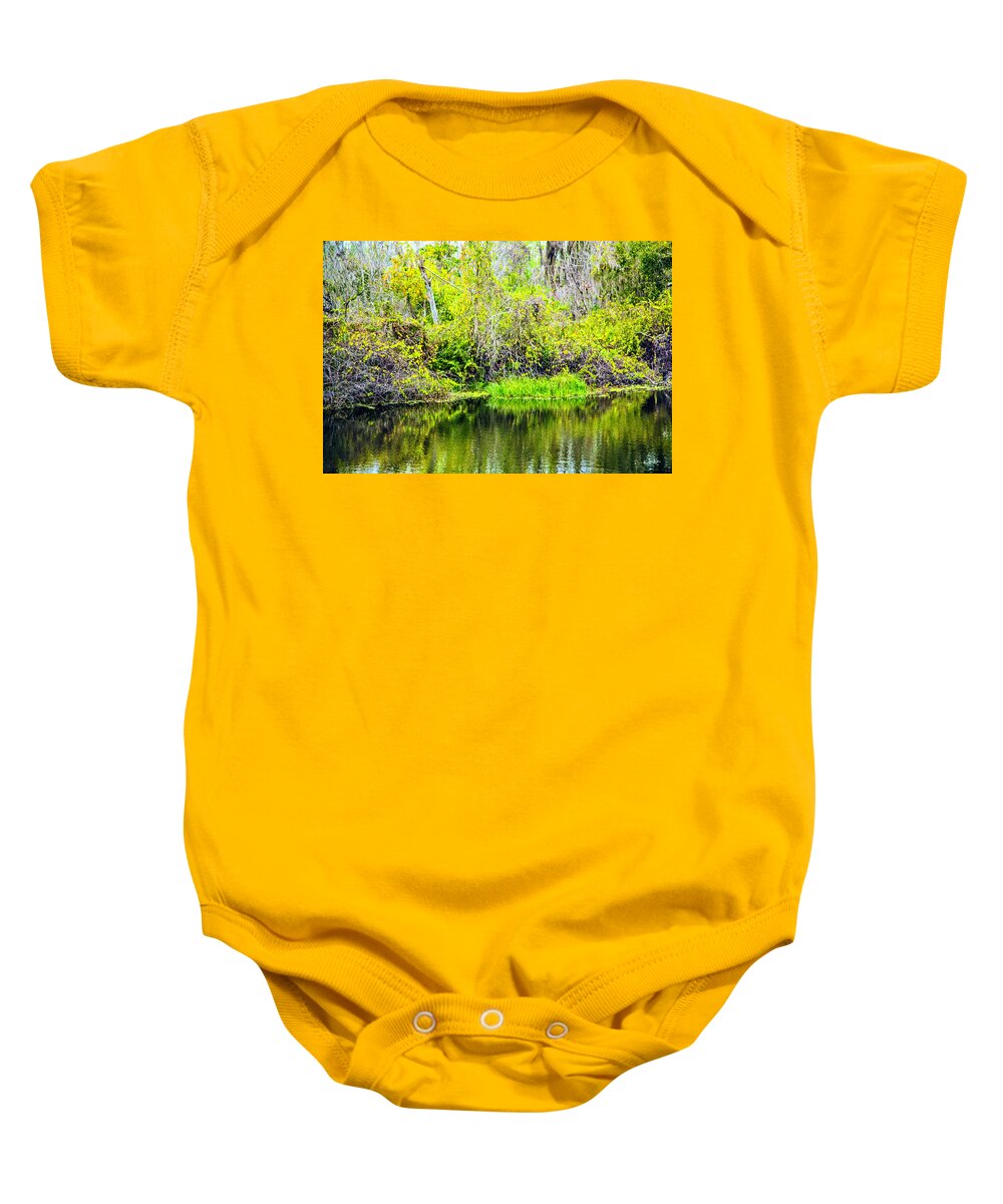 Reflections Baby Onesie featuring the photograph Reflections On A Beautiful Day by Madeline Ellis