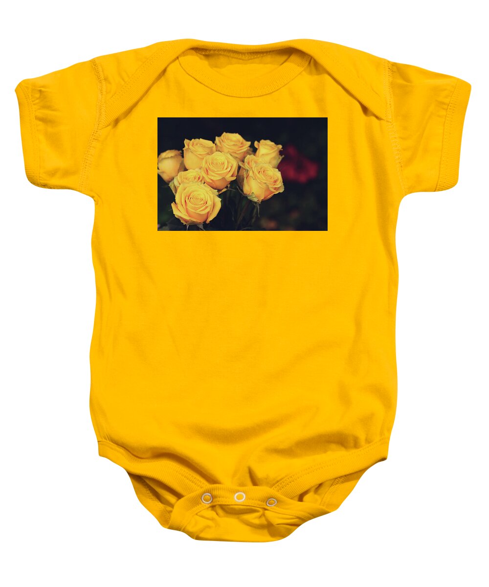 Roses Baby Onesie featuring the photograph Roses of Friendship by Vanessa Thomas