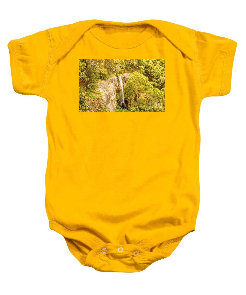 Landscape Baby Onesie featuring the photograph Scenic forest falls by Jorgo Photography