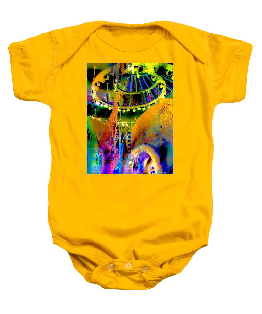 Seaglass Baby Onesie featuring the photograph Seaglass Invert 8 by Randall Weidner