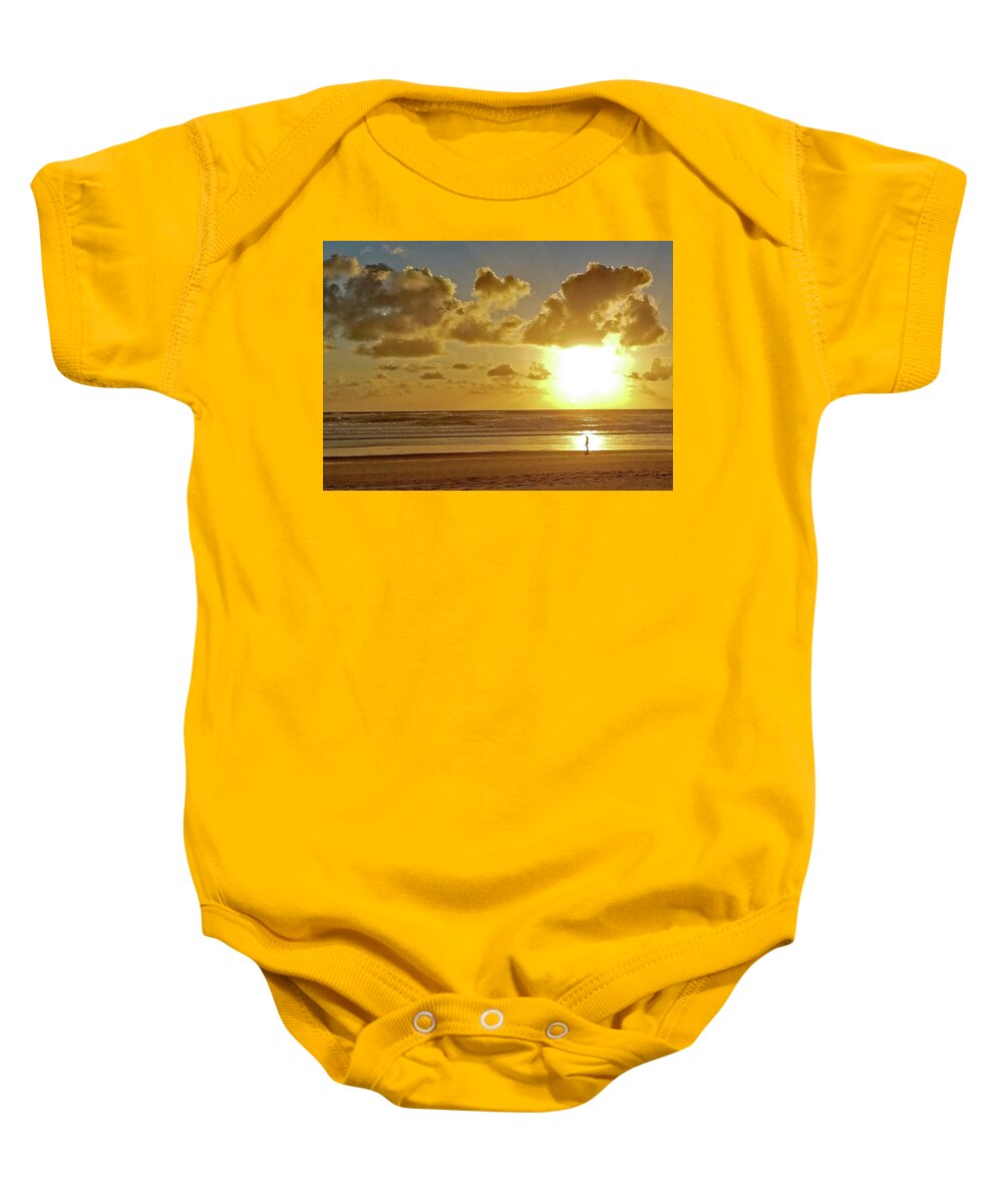 Beach Baby Onesie featuring the photograph Solar Moment by Suzy Piatt