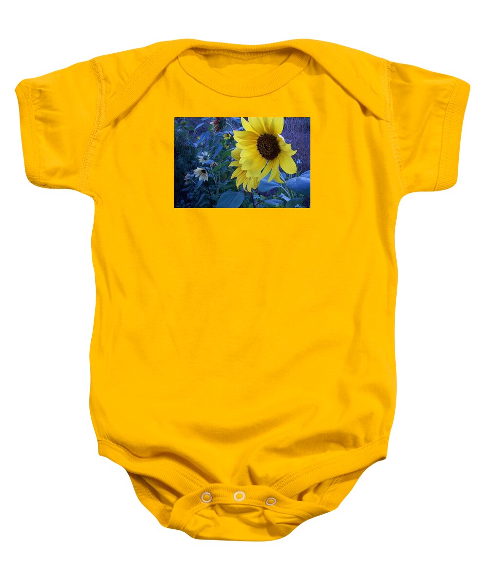  Baby Onesie featuring the photograph Sunflowers by Stephanie Piaquadio