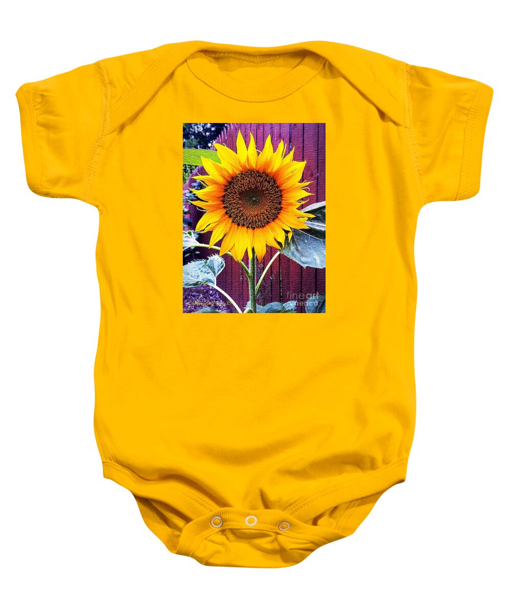 Photograph Baby Onesie featuring the mixed media Sunny Day by MaryLee Parker