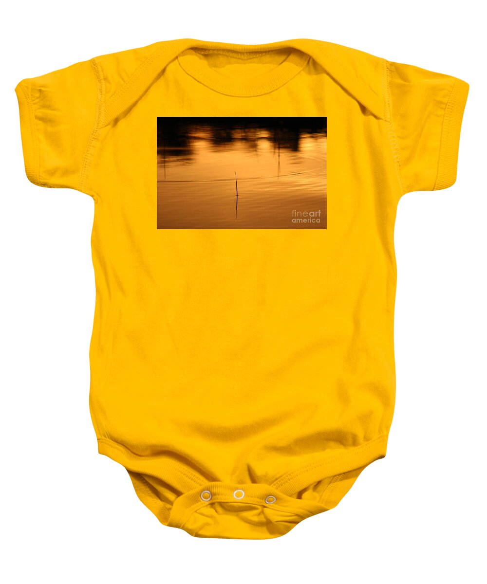 Sunset Baby Onesie featuring the photograph Sunset on the water 2 by Deena Withycombe