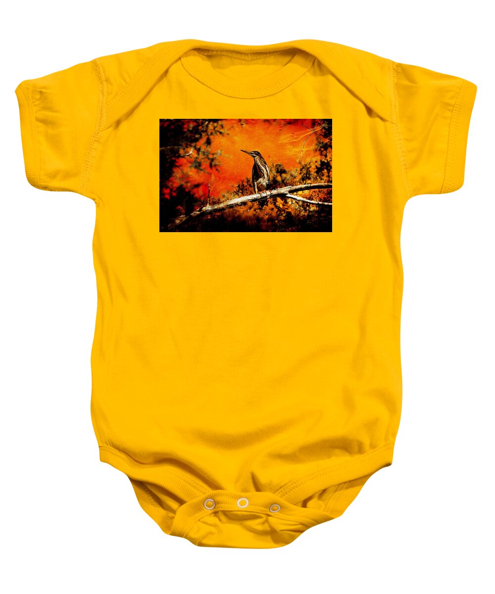  Baby Onesie featuring the photograph The Perch by Stoney Lawrentz