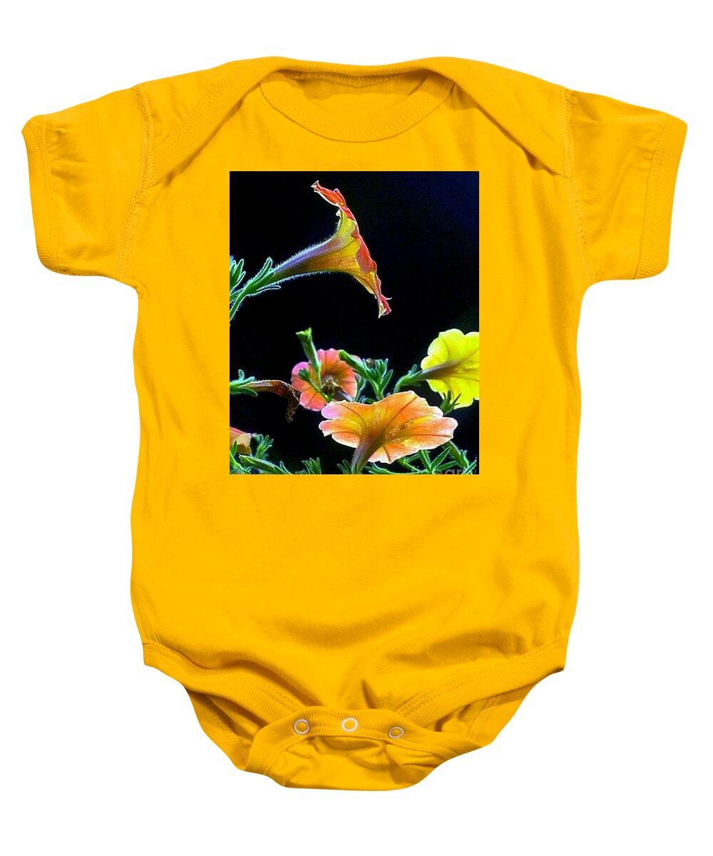 Flowers Baby Onesie featuring the photograph The Profile by Dani McEvoy