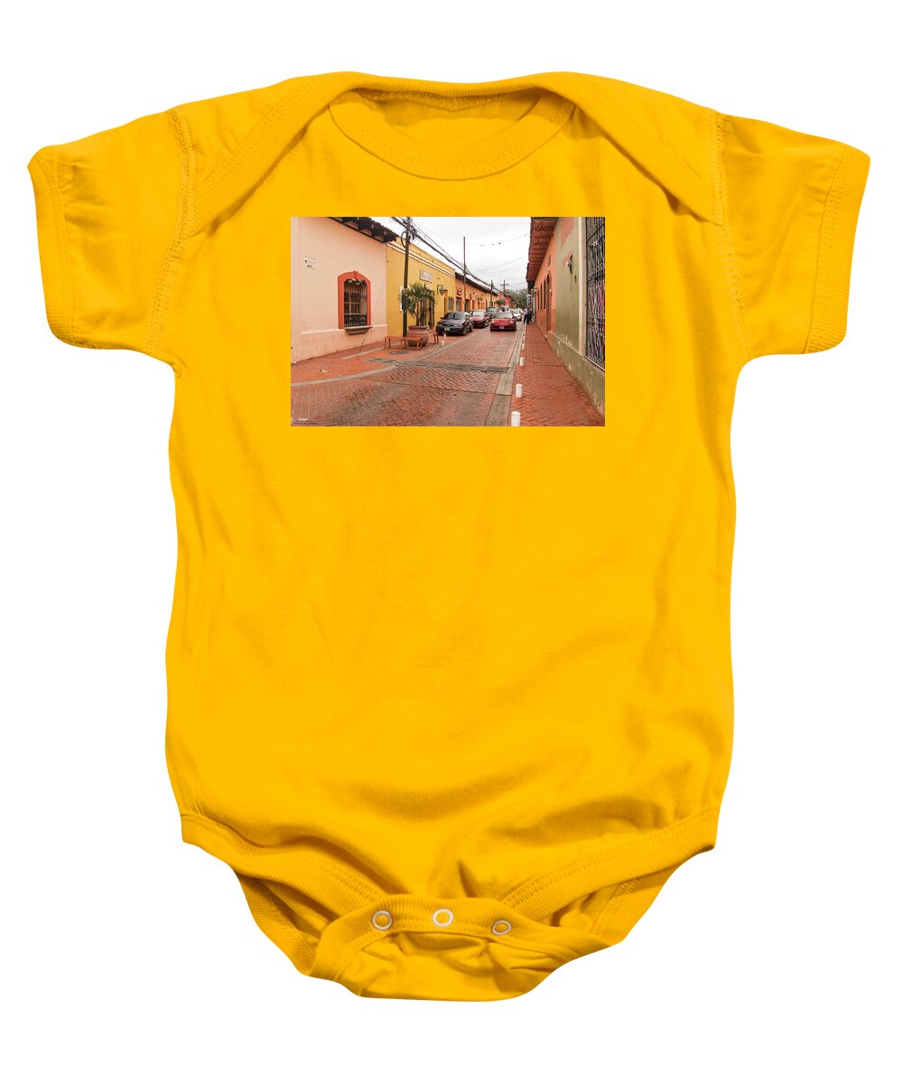 Street Baby Onesie featuring the photograph The Streets Of Comayagua - 1 by Hany J