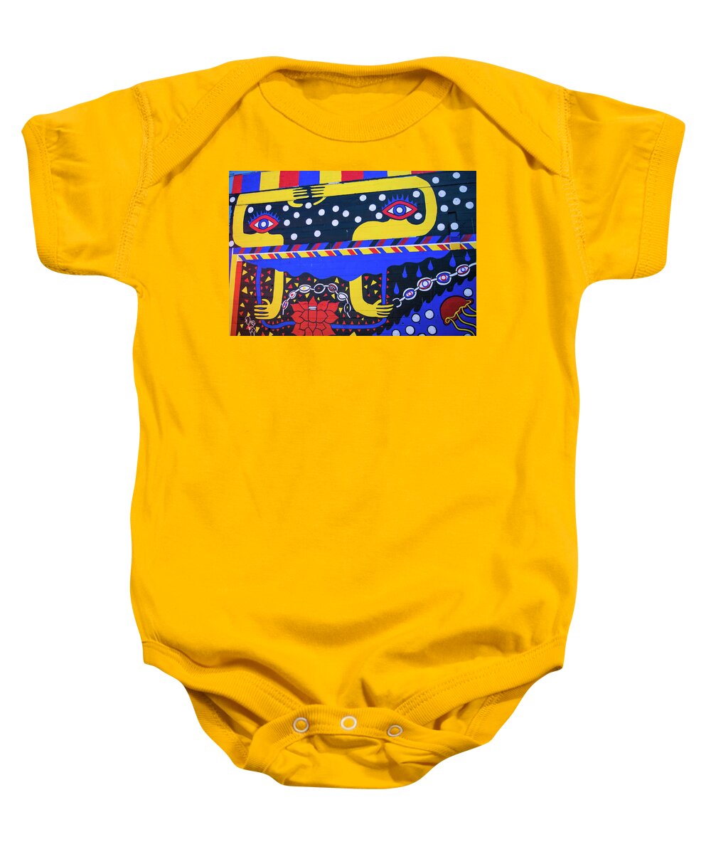 Twin Cyclops Baby Onesie featuring the photograph Twin Cyclops by Tom Cochran
