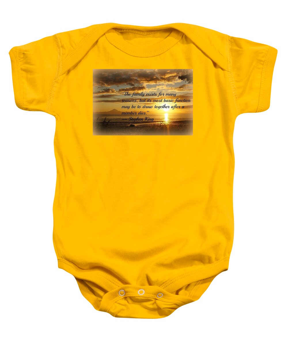  Baby Onesie featuring the photograph Uplifting246 by David Norman
