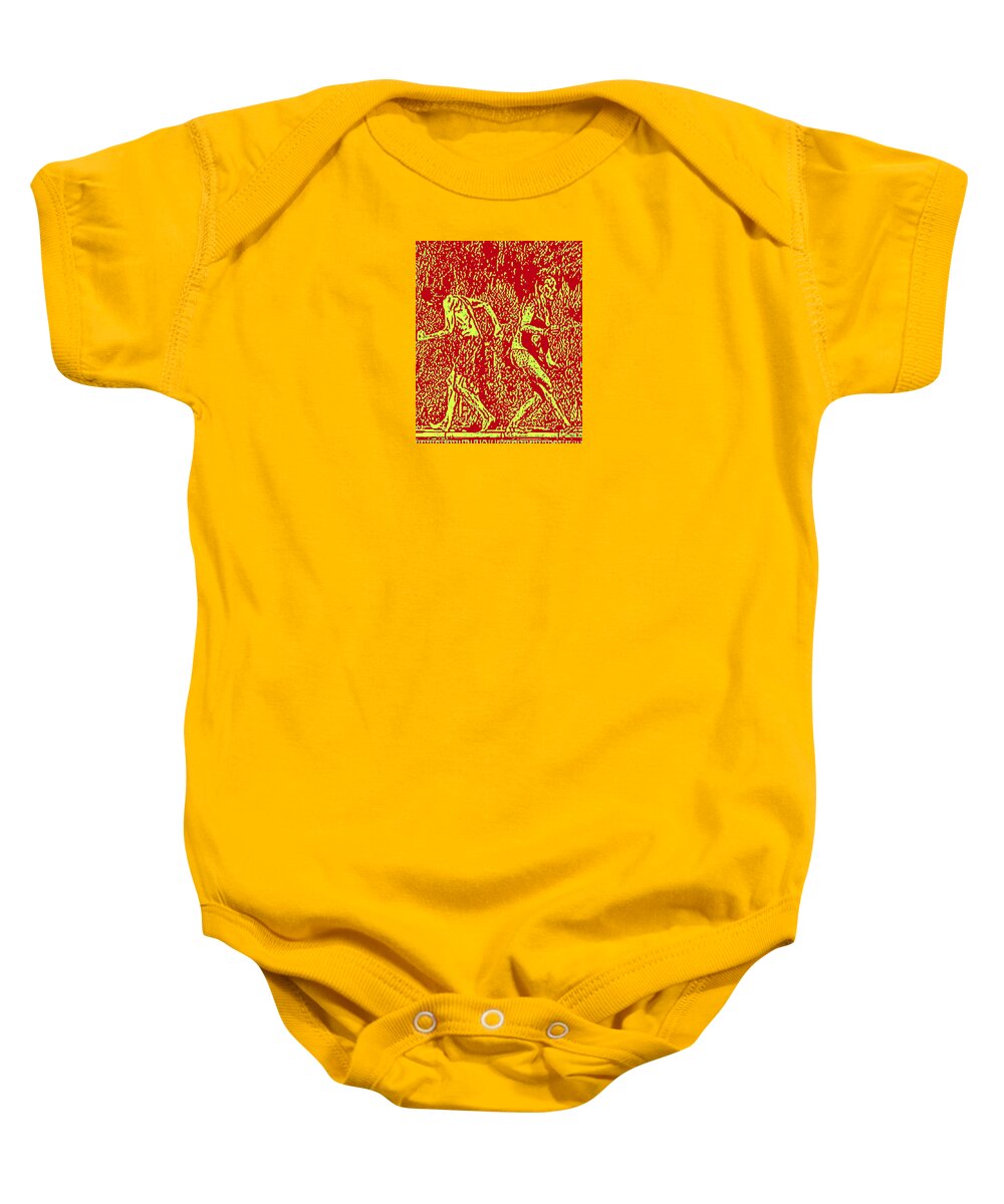  Baby Onesie featuring the painting Video Still 2 by Steve Fields