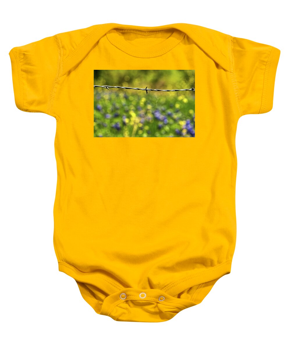 Outdoors Baby Onesie featuring the photograph Wired by Joan Bertucci