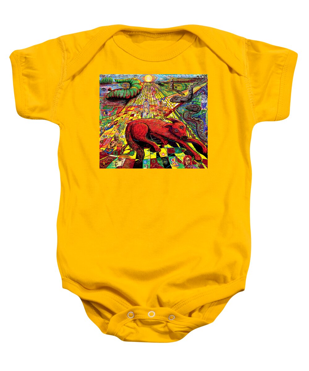 Perspective Baby Onesie featuring the digital art Without Fear by Stephen Hawks