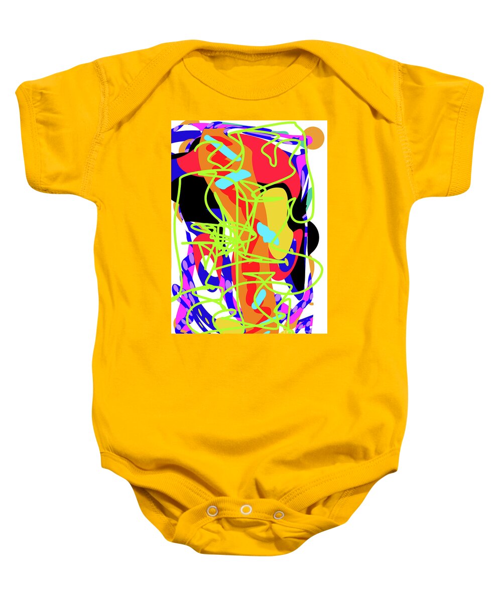 Walter Paul Bebirian: Volord Kingdom Art Collection Grand Gallery Baby Onesie featuring the digital art 10-13-2019d by Walter Paul Bebirian
