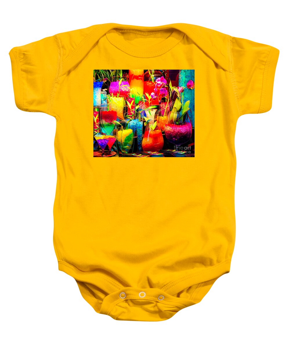 Baby Onesie featuring the photograph Crystals by Jack Torcello