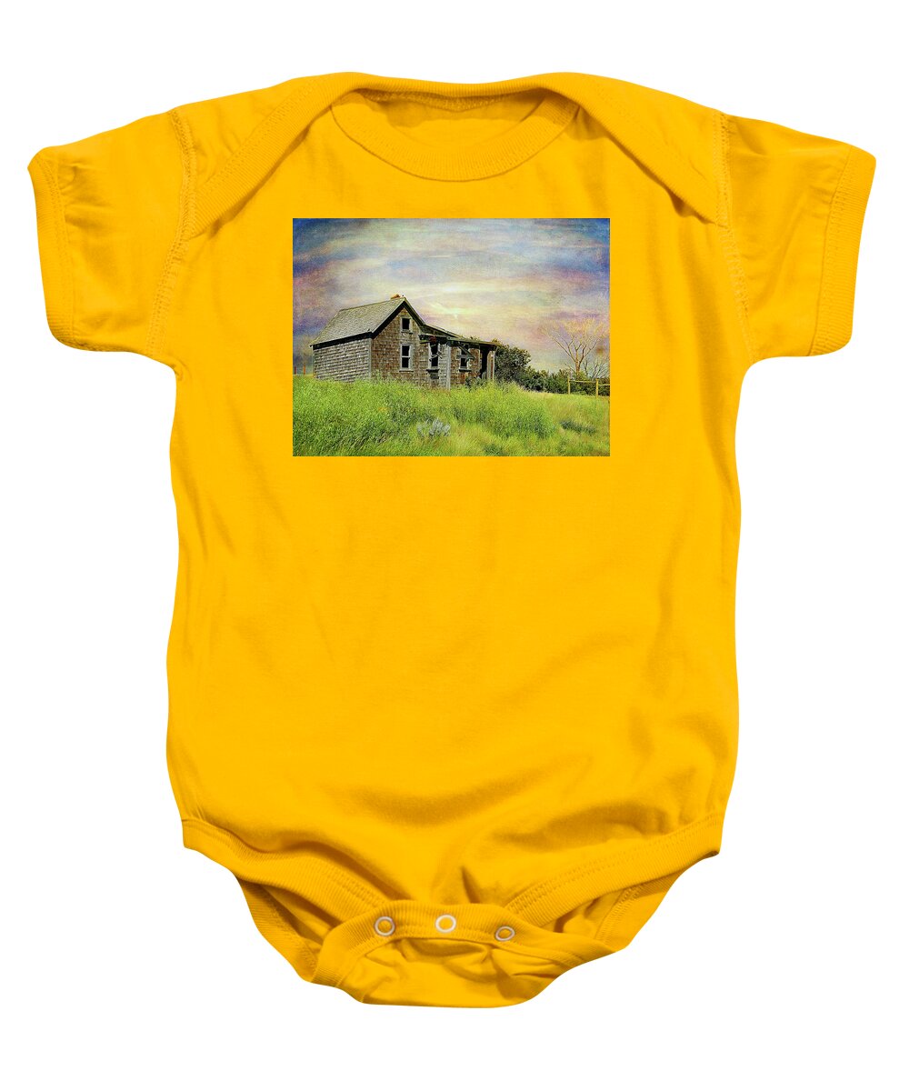 Farm House Baby Onesie featuring the photograph Dreams Past by Blair Wainman