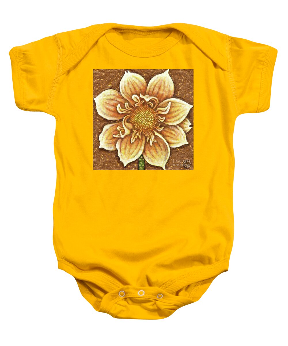 Garden Baby Onesie featuring the painting Garden Room 31 by Amy E Fraser