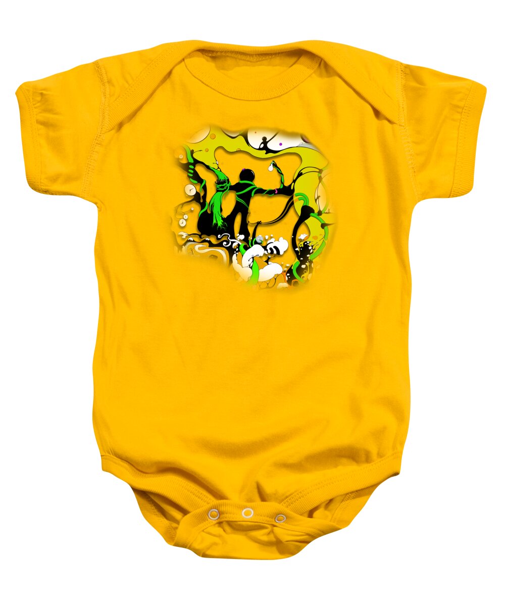  Baby Onesie featuring the drawing Generator CUT by Craig Tilley