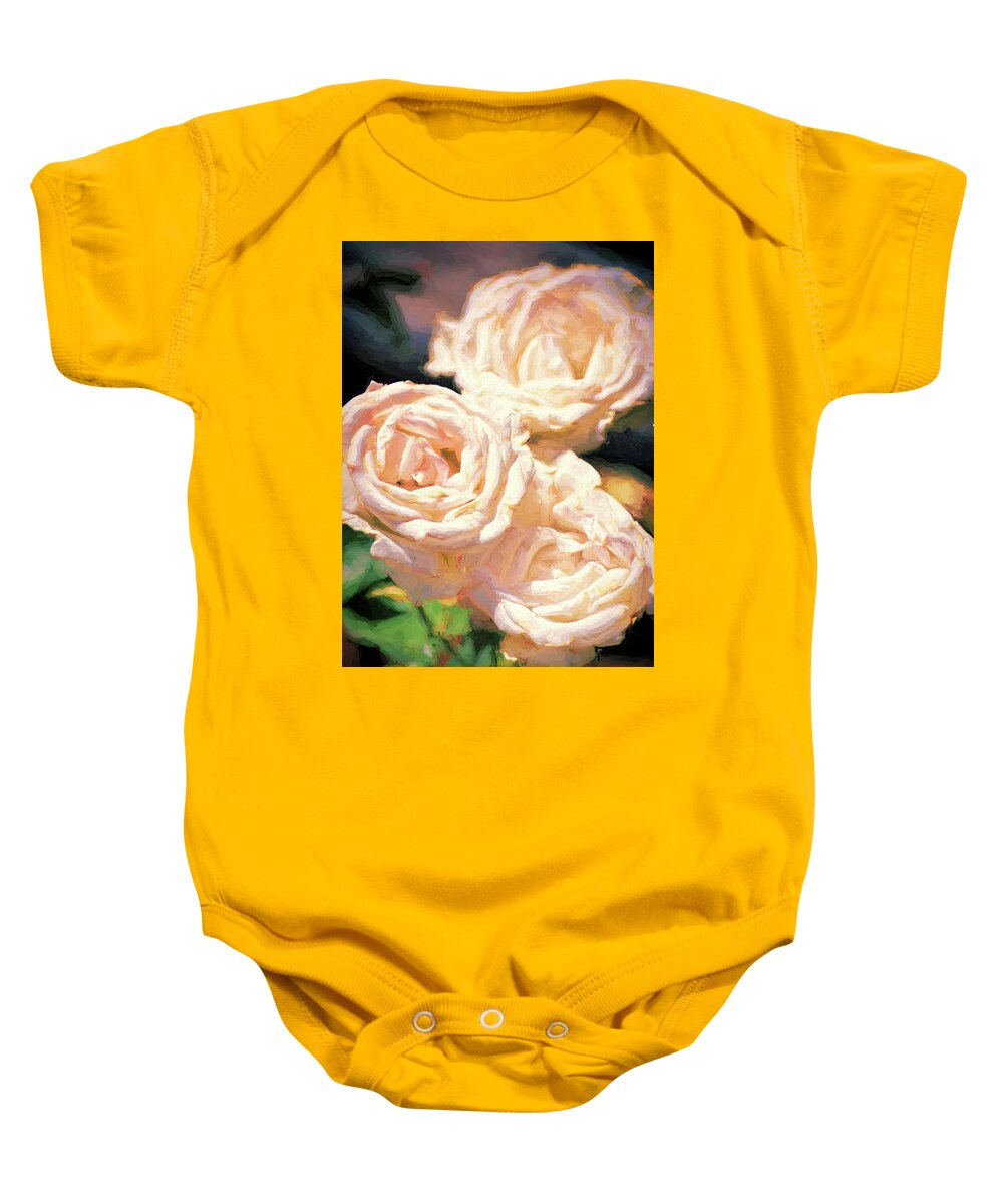 Floral Baby Onesie featuring the photograph Rose 261 by Pamela Cooper