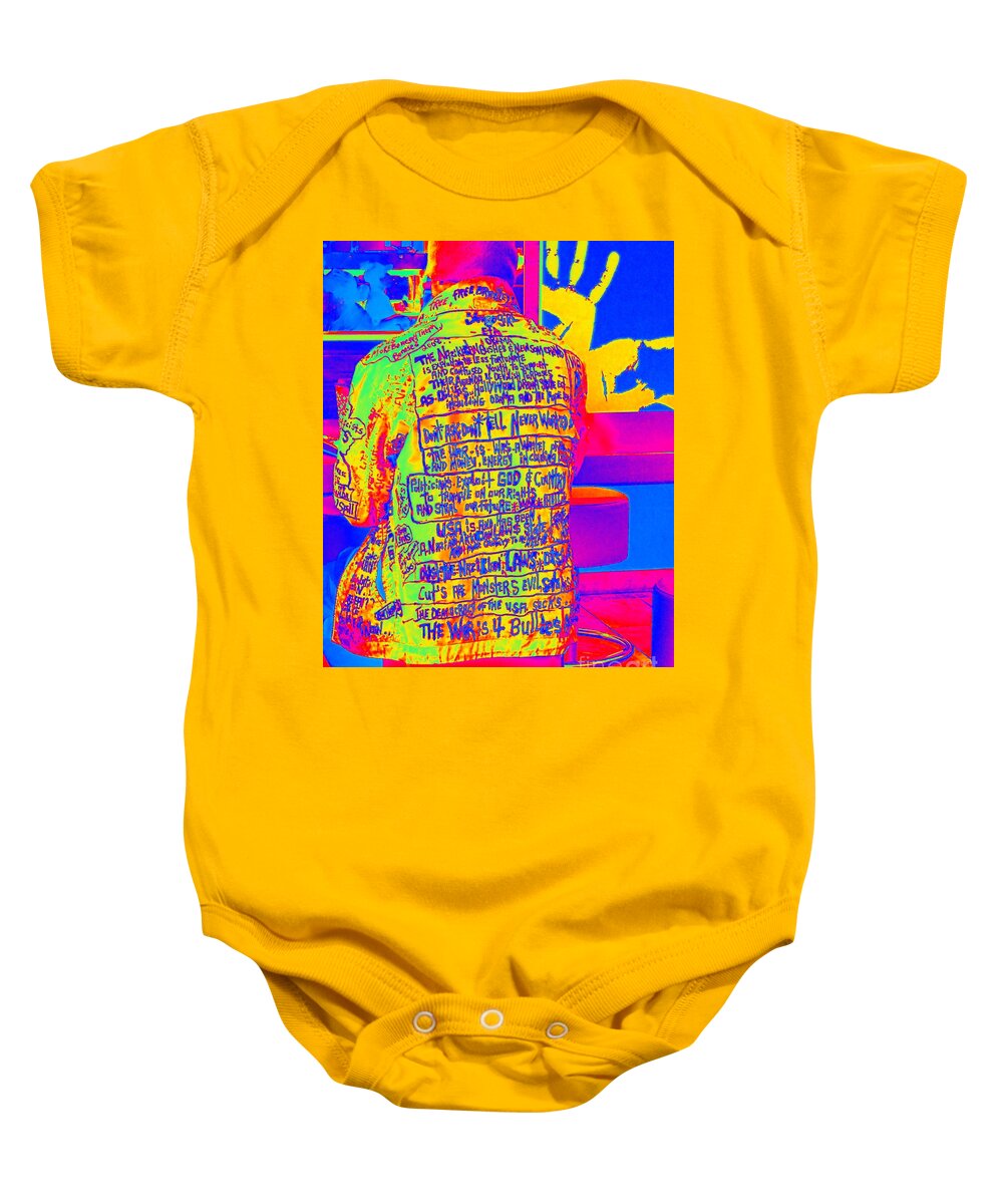 1000 Views Baby Onesie featuring the photograph The First Amendment is Alive and Well by Jenny Revitz Soper